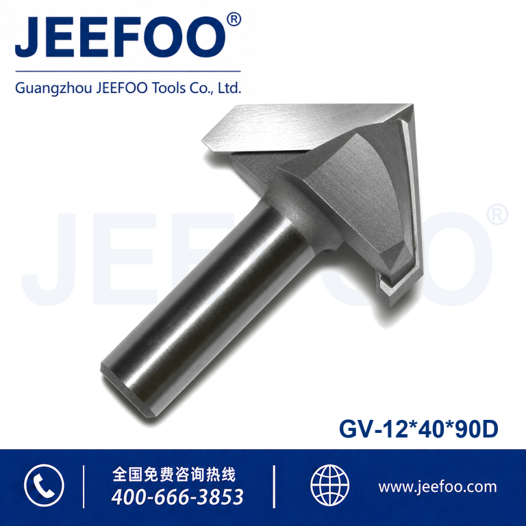 12x40x90D 3D V Groove Engraving Bits for CNC Woodworking product image