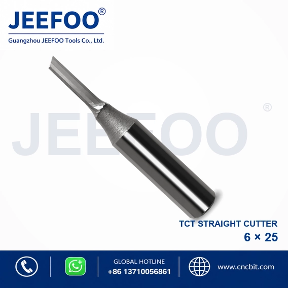 6x25 A Grade TCT Straight Cutter detail view 2