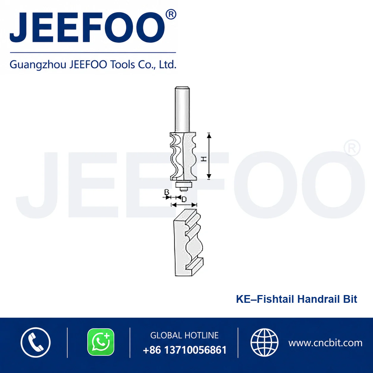 KE Architectural Streamline Decorative Cutter schematic product image