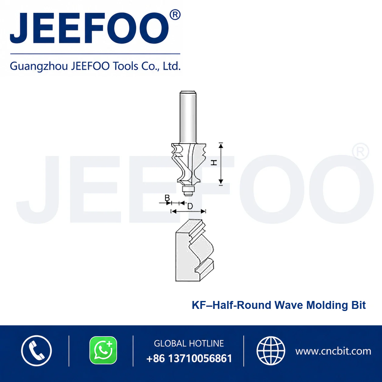 KF Architectural Streamline Decorative Cutter schematic product image