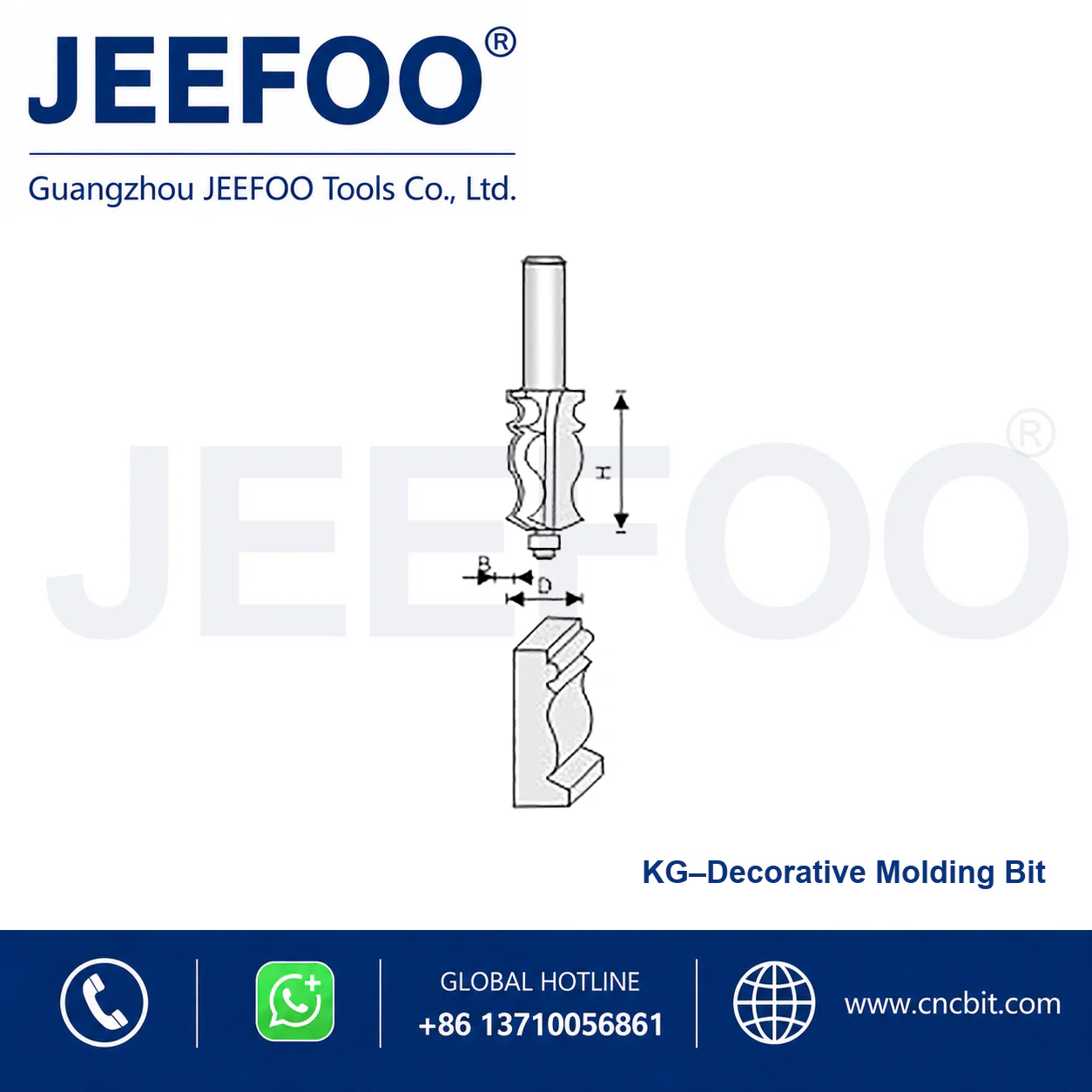 KG Architectural Streamline Decorative Cutter schematic product image