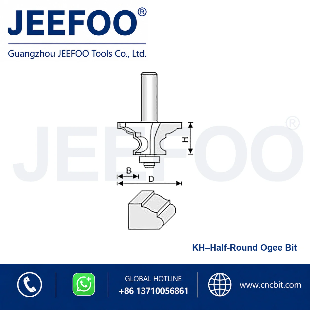 KH Architectural Streamline Decorative Cutter schematic product image