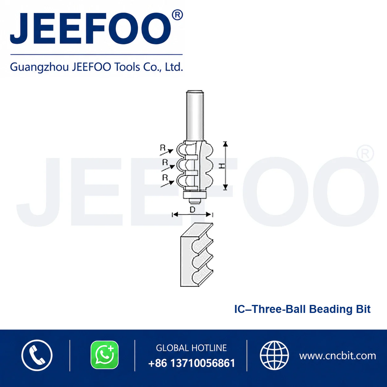 IC Bead Curve Cutter schematic product image