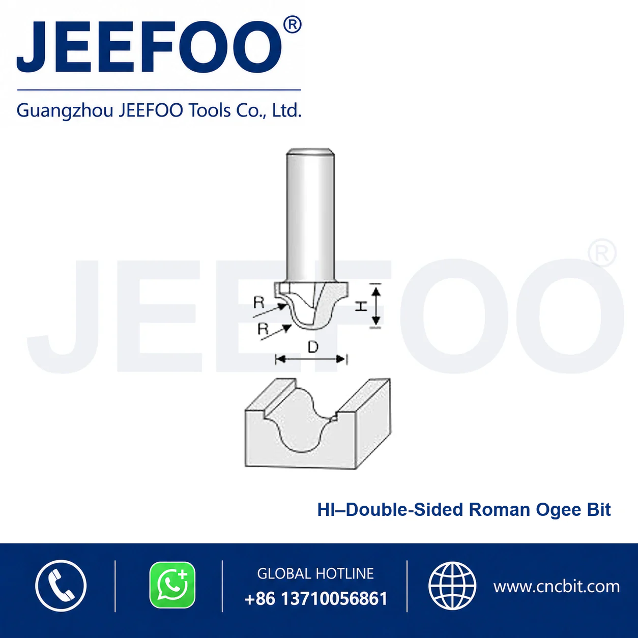 HI Classical Linear Decorative Cutter schematic product image