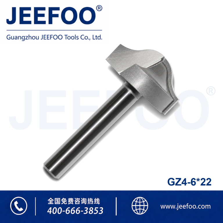 6x22 Clear Arc Knife Router Bit for CNC Woodworking product image