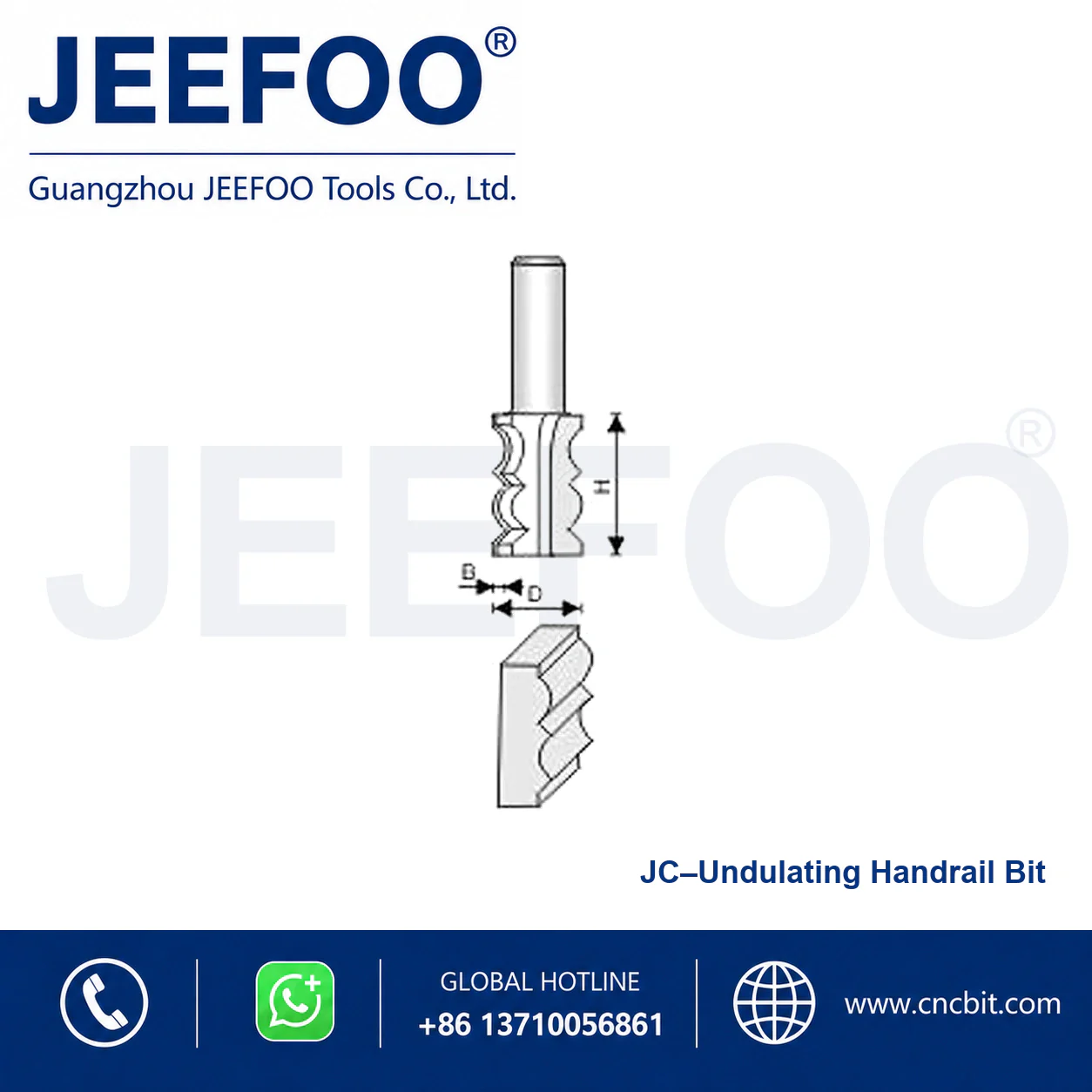 JC Crown Curve Decorative Cutter schematic product image