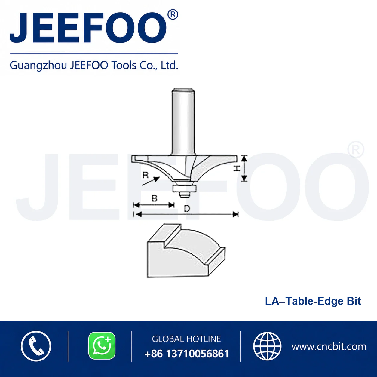 LA Handrail and Table Edge Cutter schematic product image