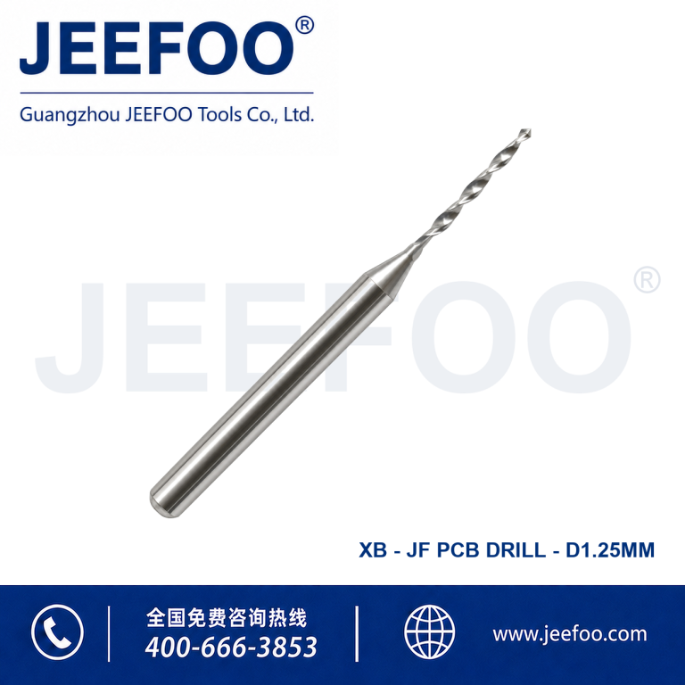 1.25x12x38.1L JF Solid Carbide PCB Drill Bit product image