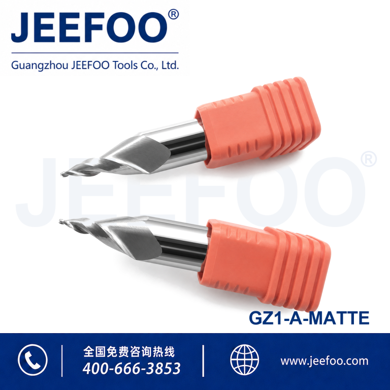 A Grade Matte CNC Mini Word Acrylic Engraving End Mill for Acrylic Sign Making product image