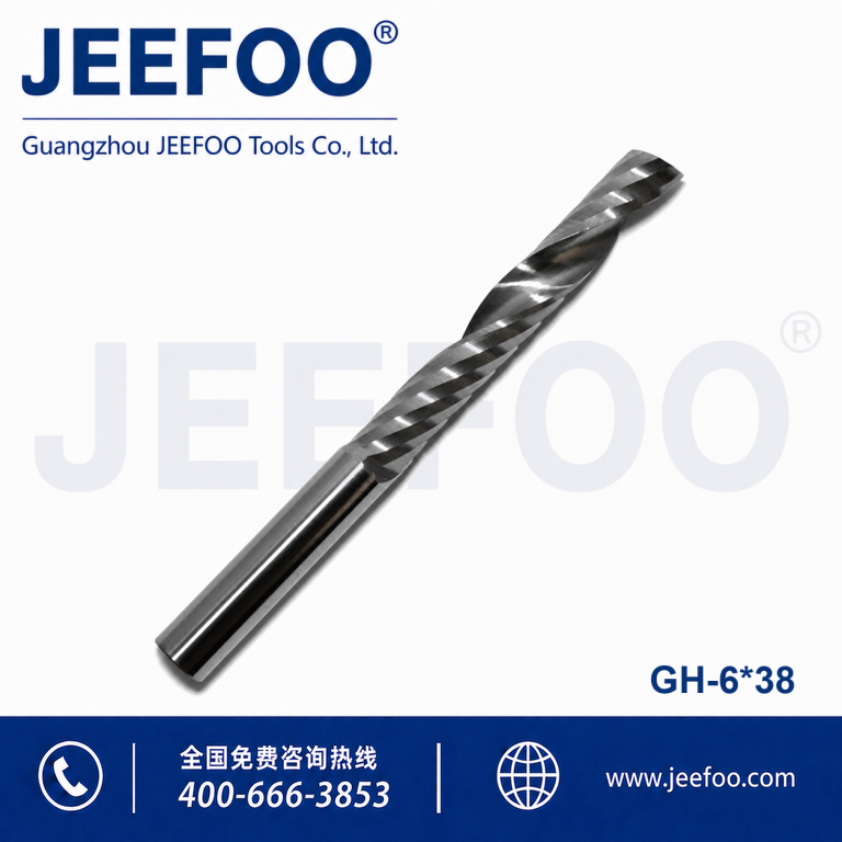 6x38 CNC Machine Cutting Tools Composite Single Flute End Mill Spiral Carbide End Mill Router Bit for Acrylic product image