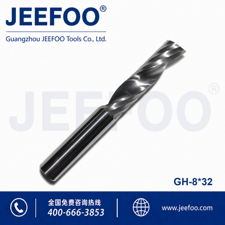 8x32 High Hardness Single Flute Spiral Milling Cutter All Carbide Body product image