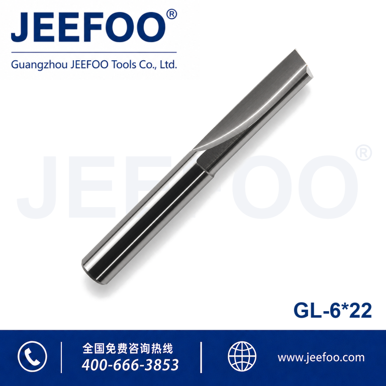 6x22 One Straight Flute Bits for CNC Router Engraving product image