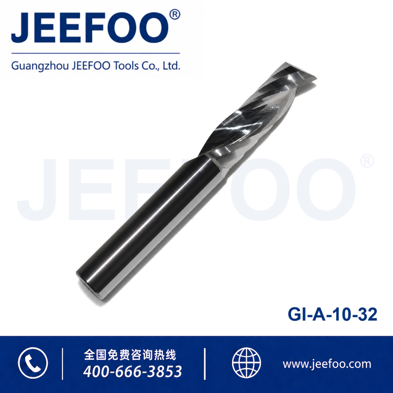 10x32 OEM Supported Single Flute Spiral Carbide Cutters CNC Engraving Milling Bits for Various Non-metals product image