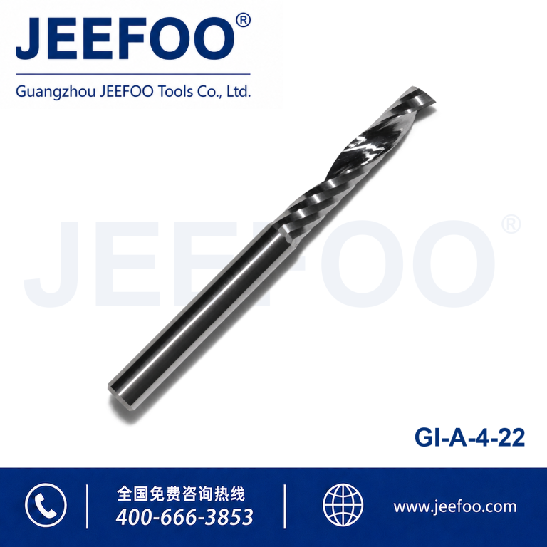 4x22 one flute bits cutting cnc router bits,cnc cutter /cnc tools,for Acrylic,PVC,end mill product image