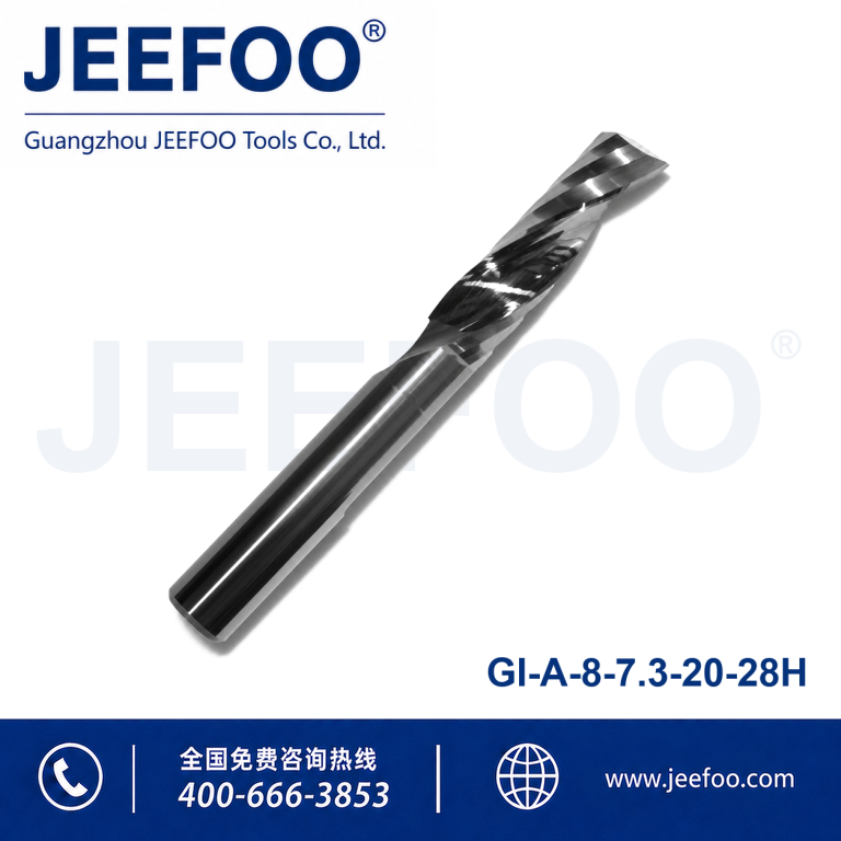 8x7.3x20x28H Single Edge Spiral Carbide Bits CNC Nonmetal Cutting Bits CNC Engraving Cutter Custom Size OEM Available product image