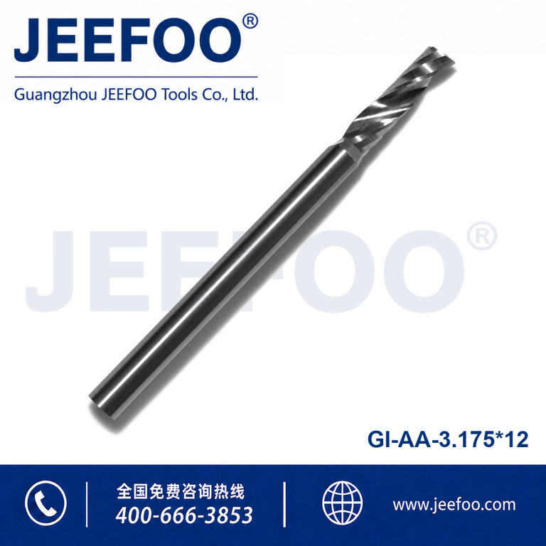 AA Wear Resistant Single Flute Router Bit Clean Edge Acrylic Processing product image