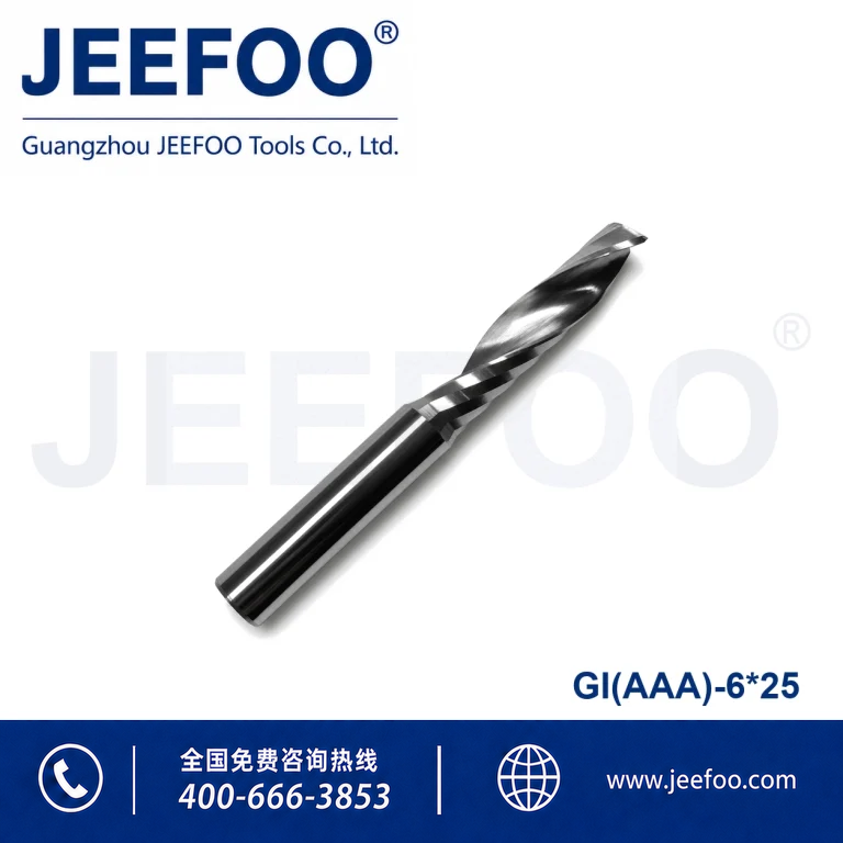 6x25 AAA Premium Single Spiral Flute CNC Router Bit Special for Acrylic Board Processing product image