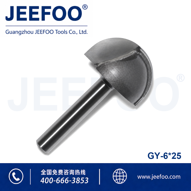 6x25 Round Bottom Knife for CNC Wood Carving product image