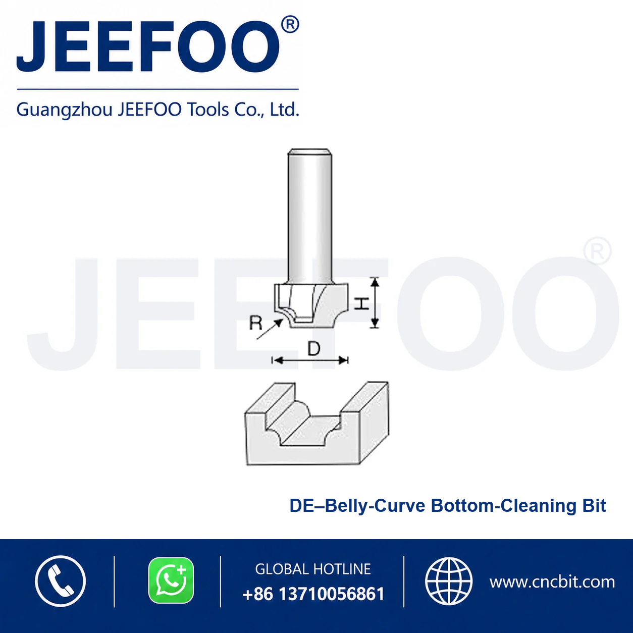 DE Straight Drill Profiling Cutter schematic product image