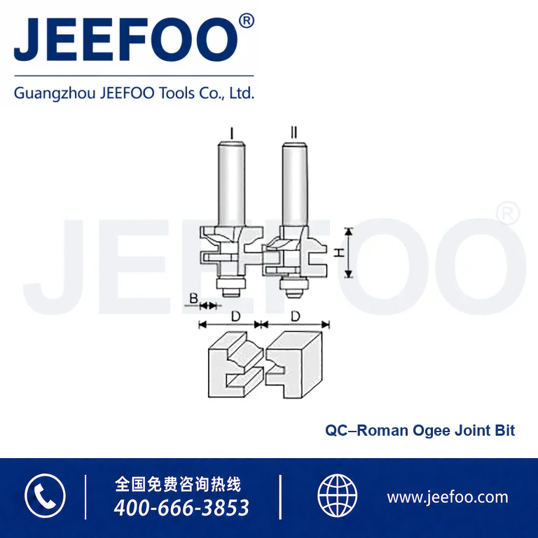 QC T-Type Tenon Cutter Set product image
