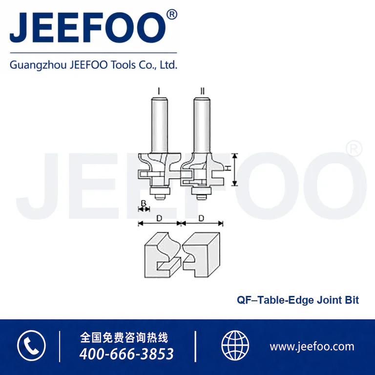 QF T-Type Tenon Cutter Set product image