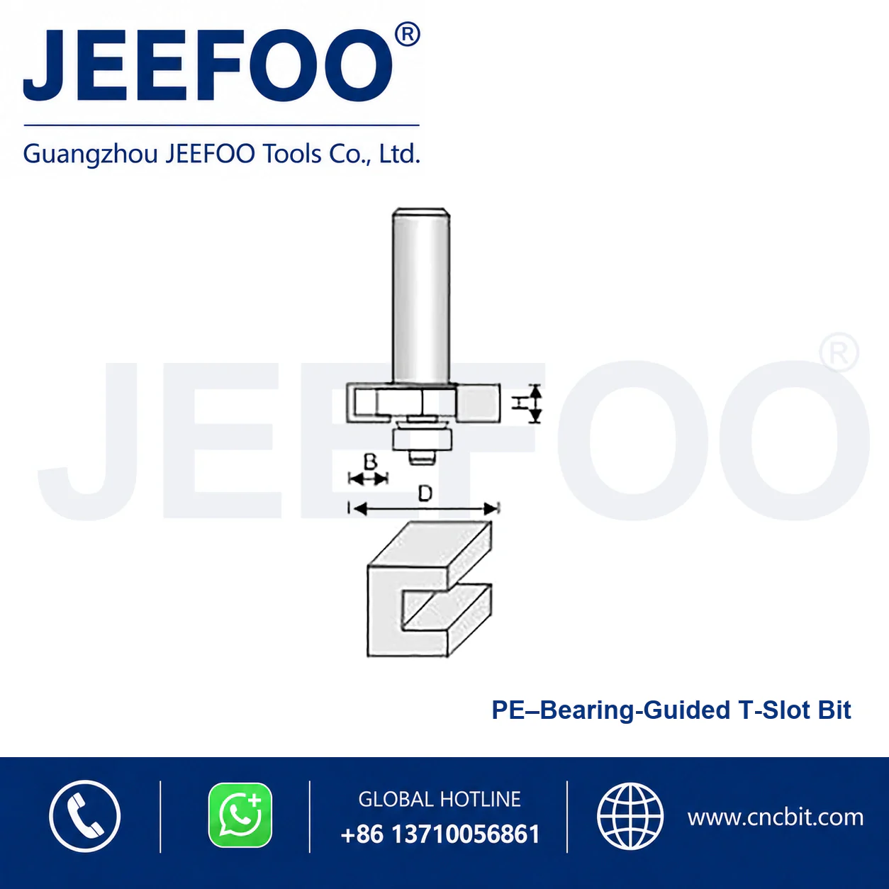 PE T-Type Tenon Cutter schematic product image