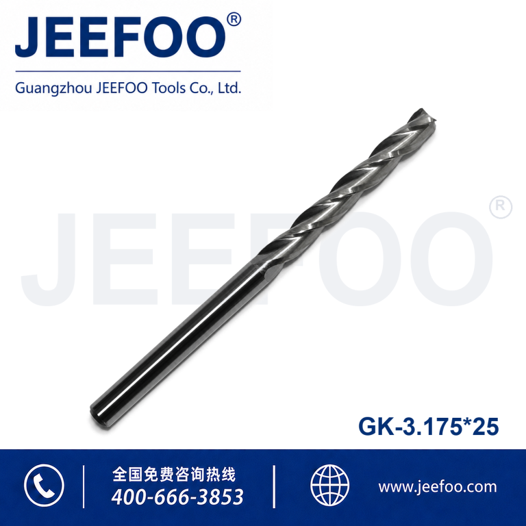 3.175x25 Three Flute End Mill Tools and CNC Engraving Bits for MDF, Wood and PVC product image