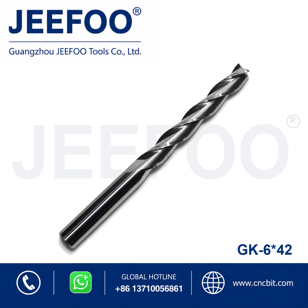 6x42 Three Flute End Mill CNC router bit