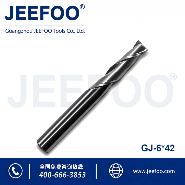 6x42 Two Spiral Flute Bits - Two Flutes Upcut Spiral Router Bits Carbide Wood Tools for Milling Plank/Biard/Panel/Door product image