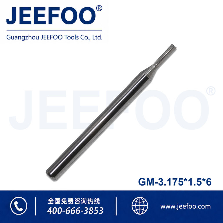 3.175x1.5x6 TungstenCarbidecncroutertools Twotraightrouter end mill for multilayer board,plywood,mdf,foam product image