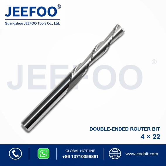 4x22 Down Cut Two Spiral Flute Bits detail A