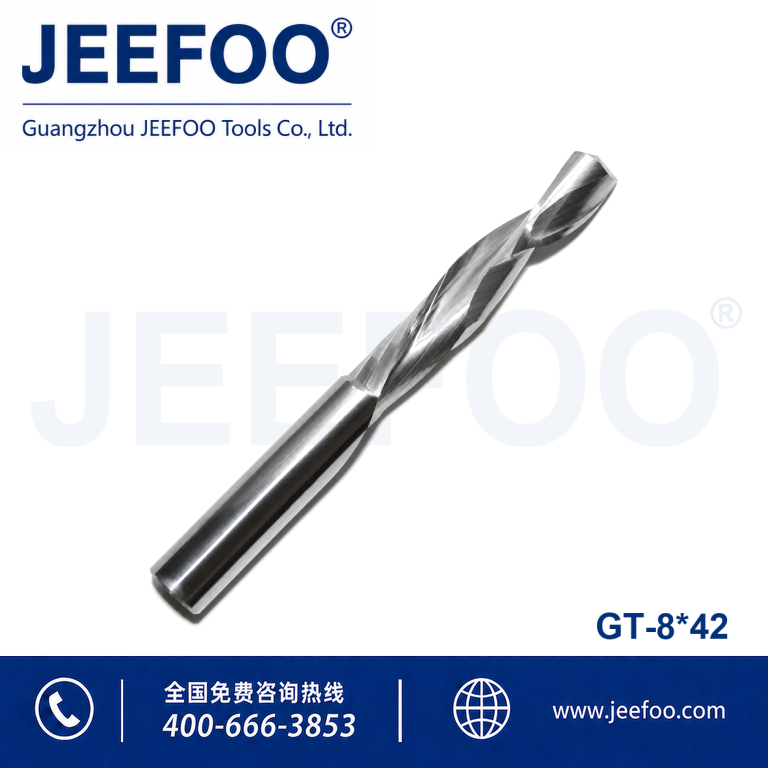 8x42 GT Single Spiral Flute Up Down Cut Milling Cutter – Acrylic Cutting product image