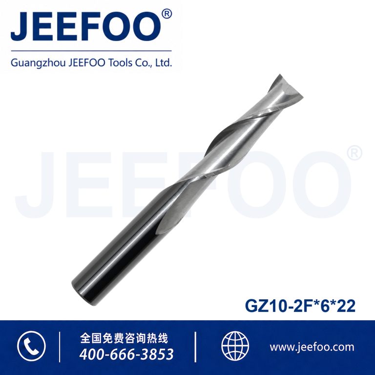 6x22 Double Flute Single Passage Spiral End Mill for Wood product image