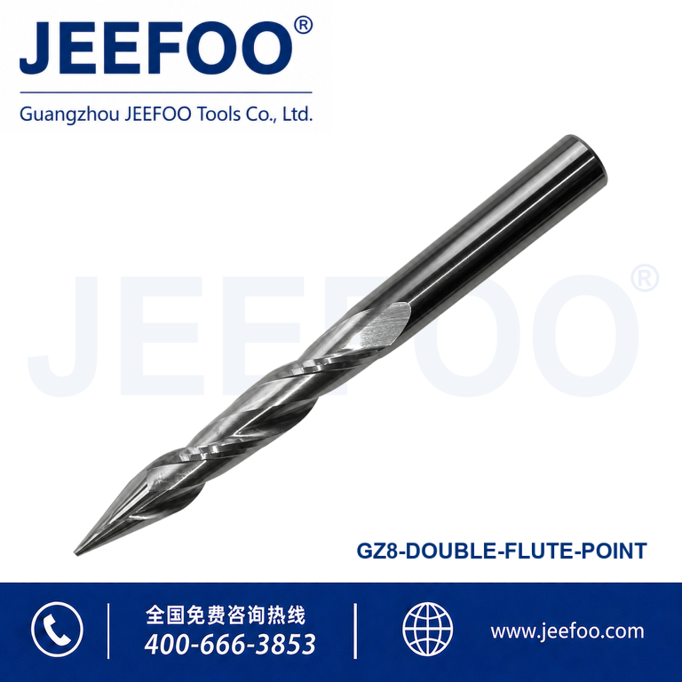 GZ8 Double Edge Solid Carbide Milling Cutter for CNC Woodworking product image
