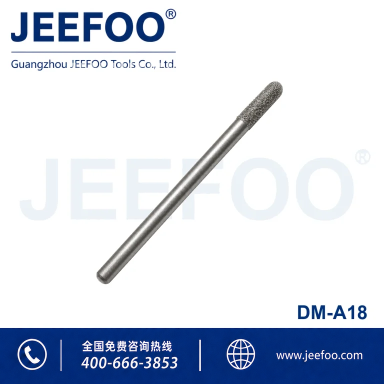 Extended 6mm Brazed Diamond Flat Bottom Stone Bit product image