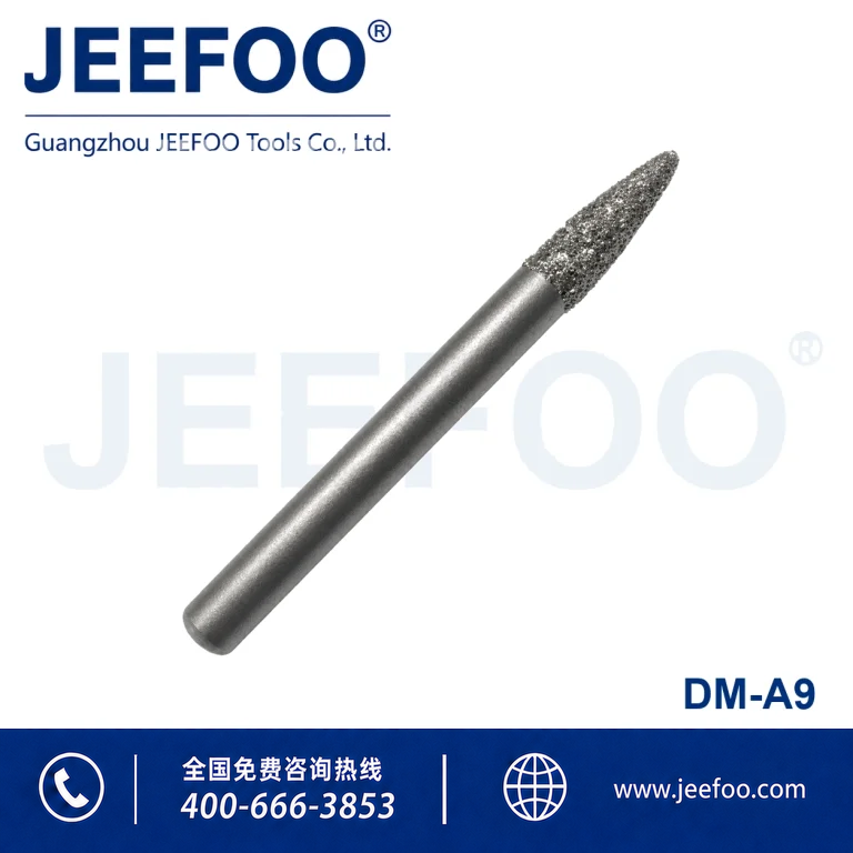 6mm Shank Deep Relief 20 Degree Brazed Diamond Bit product image