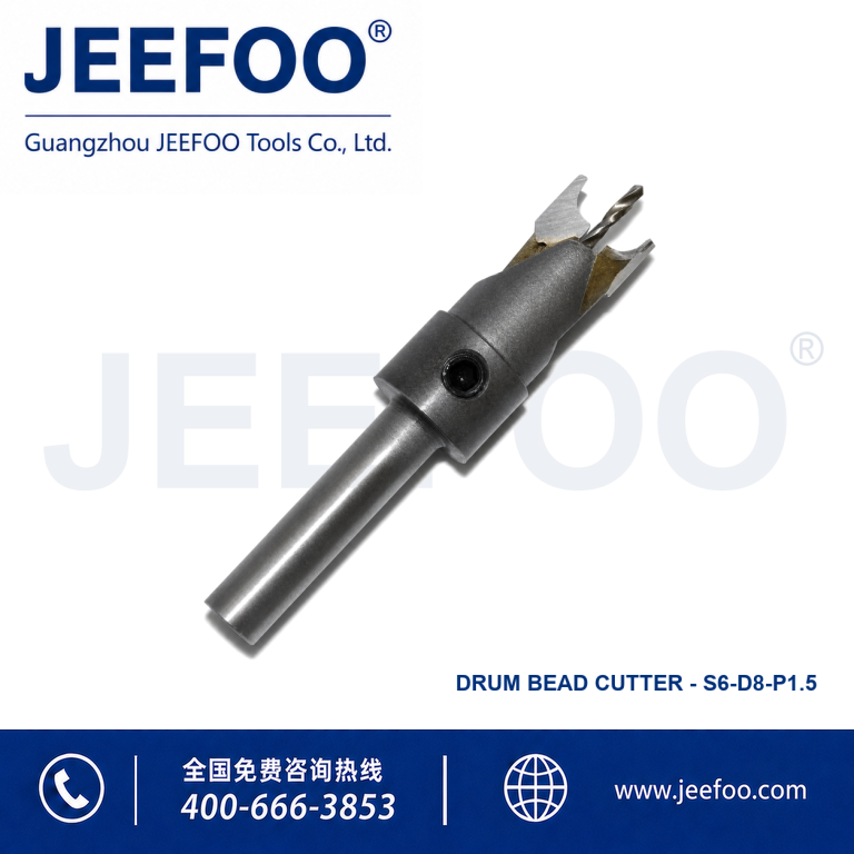 Bench Drill Drum Bead Cutter Shank 6 mm D8 Center Drill 1.5 mm product image