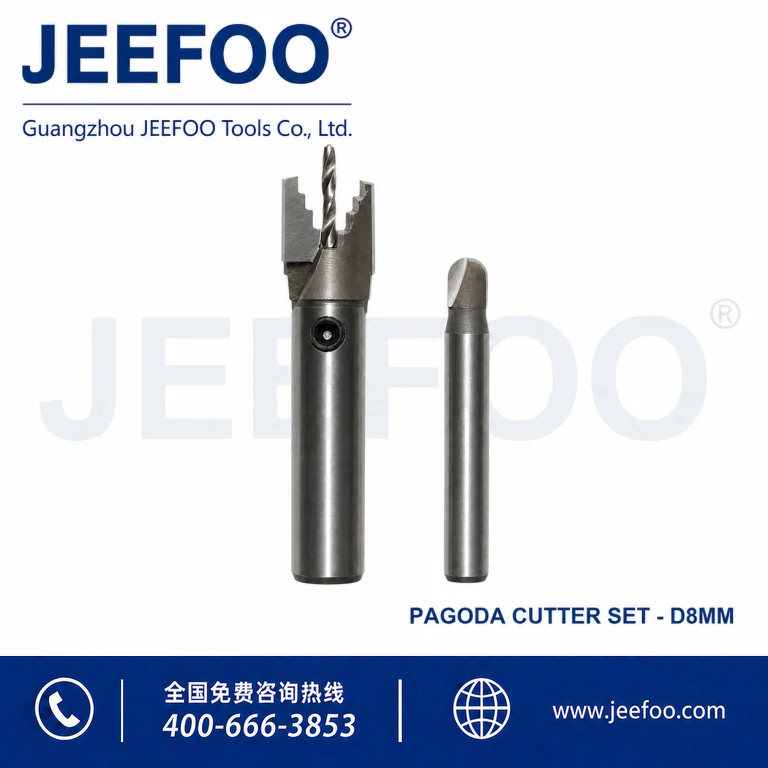 Bench Drill Pagoda Bead Cutter 8 mm Two-Piece Set product image