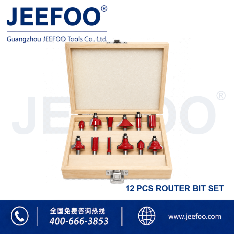 WH 12-Piece Woodworking Router Bit Set product image