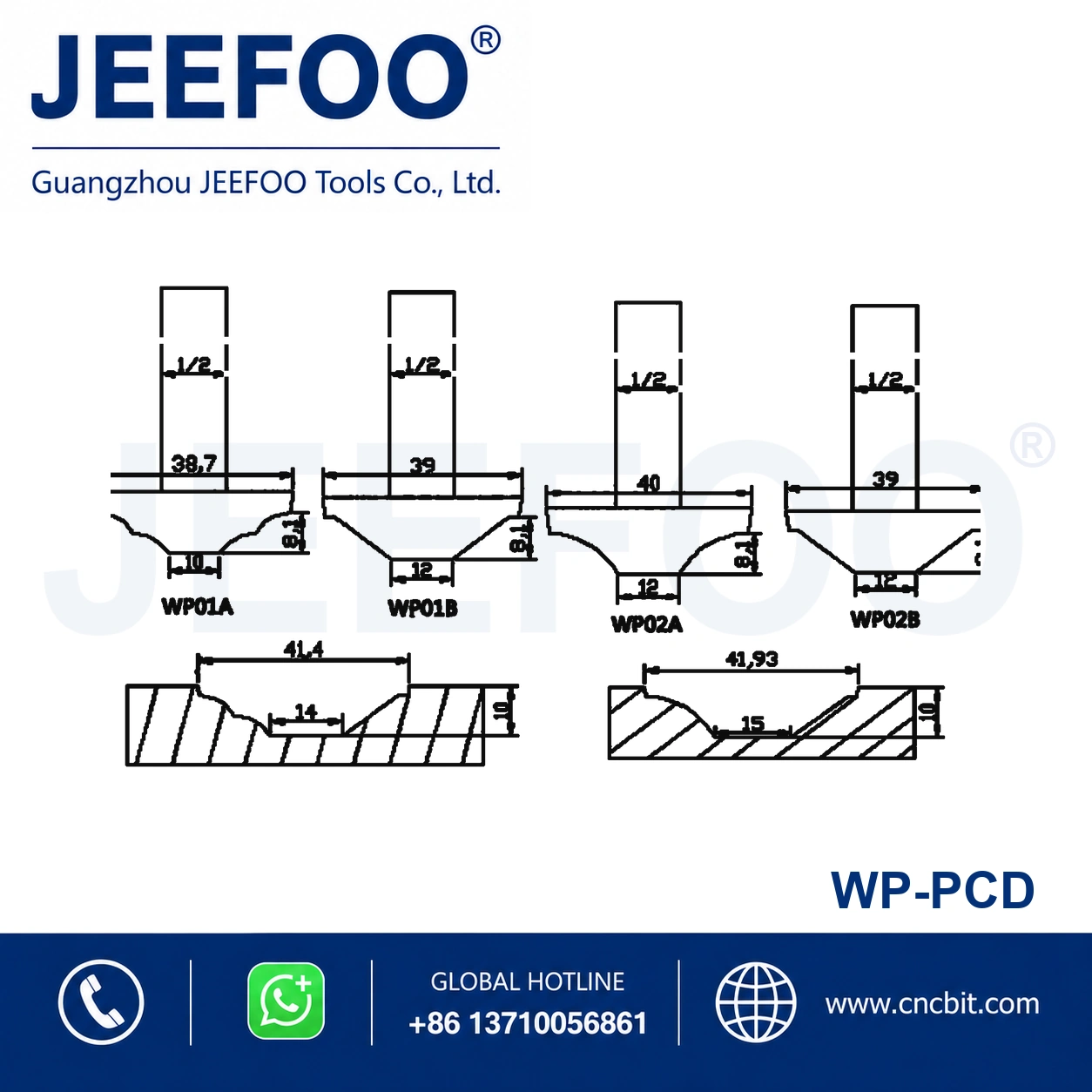 PCD cabinet door panel cutter for CNC woodworking