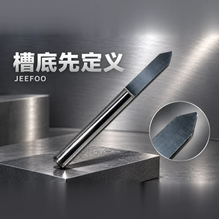 平底尖刀雕刻铭牌：先把线槽底部定义清楚