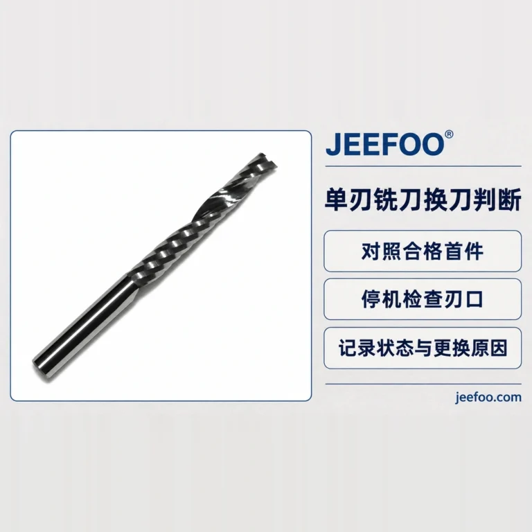 单刃亚克力铣刀什么时候换：刃口检查与加工变化的判断方法